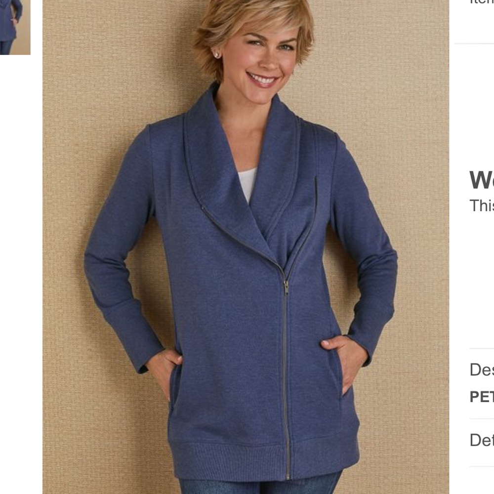 Soft Surroundings Utterly Easy Cardi jacket